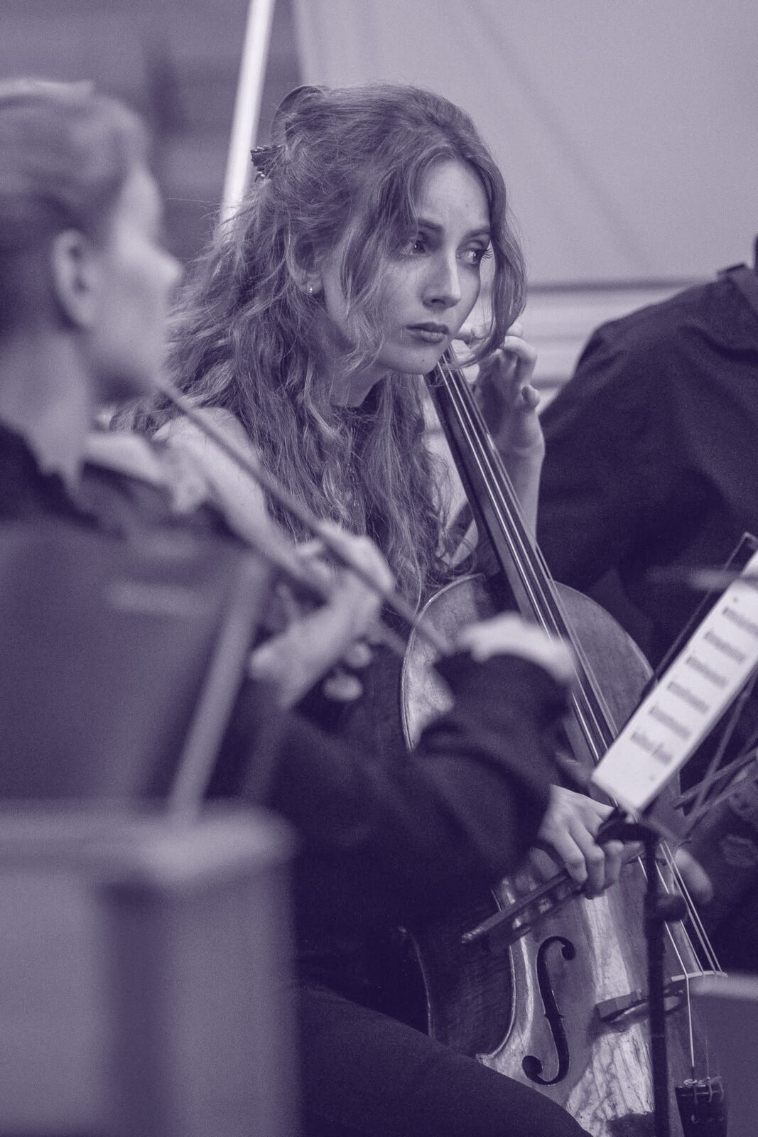 Celliste van de Cantatekaravaan